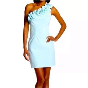 Lilly Pulitzer One Shoulder Seersucker Dress